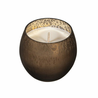 Egg Shape Mercury Glass Candle, Cocoa | Plow & Hearth