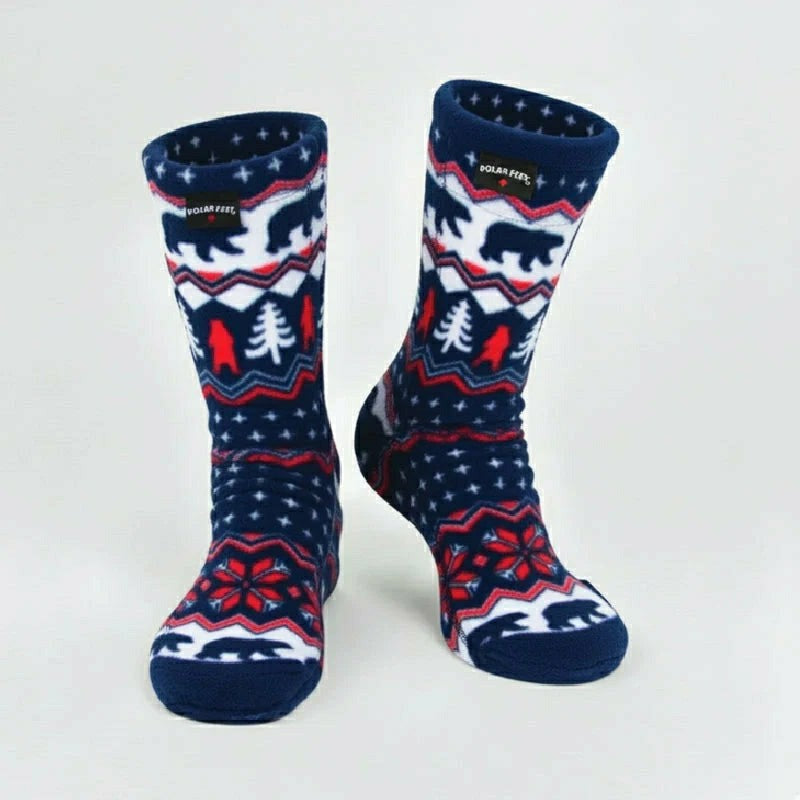Polar Feet Adult Socks - Polar Bear | Plow & Hearth