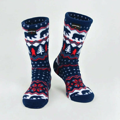 Polar Feet Adult Socks - Polar Bear | Plow & Hearth
