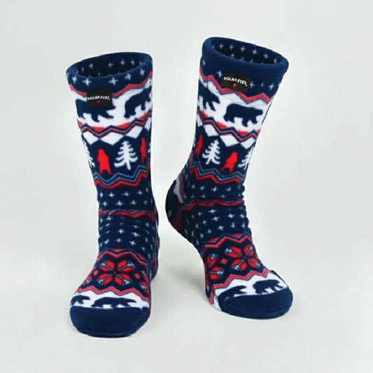 Polar Feet Adult Socks - Polar Bear | Plow & Hearth