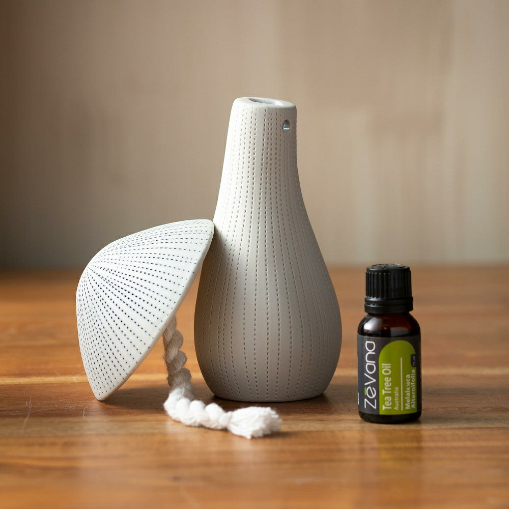 Ceramic Mushroom Diffuser, Small | Plow & Hearth
