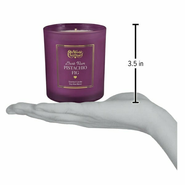 Dark Rum Pistachio Fig Candle | Plow & Hearth