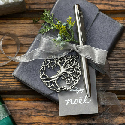 Tree of Life Solid Pewter Ornament | Plow & Hearth