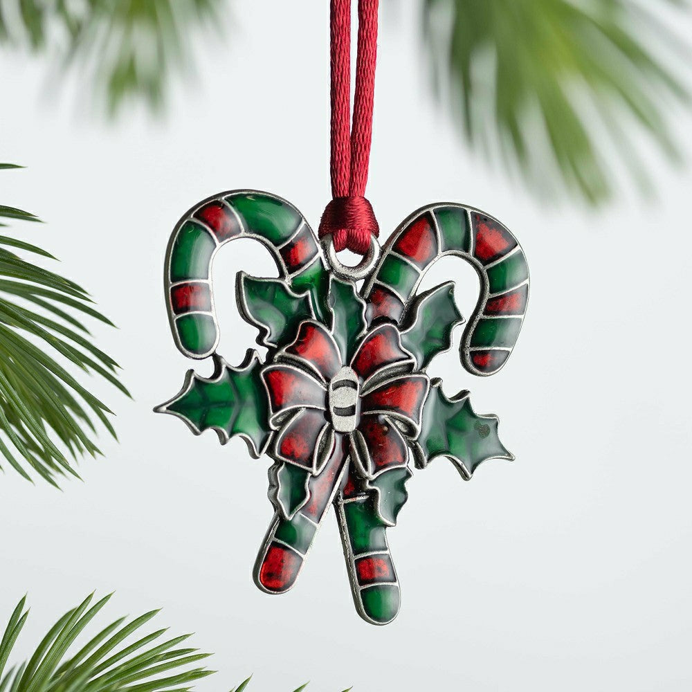 Solid Pewter Christmas Tree Ornament | Plow & Hearth