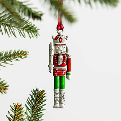 Solid Pewter Christmas Tree Ornament | Plow & Hearth