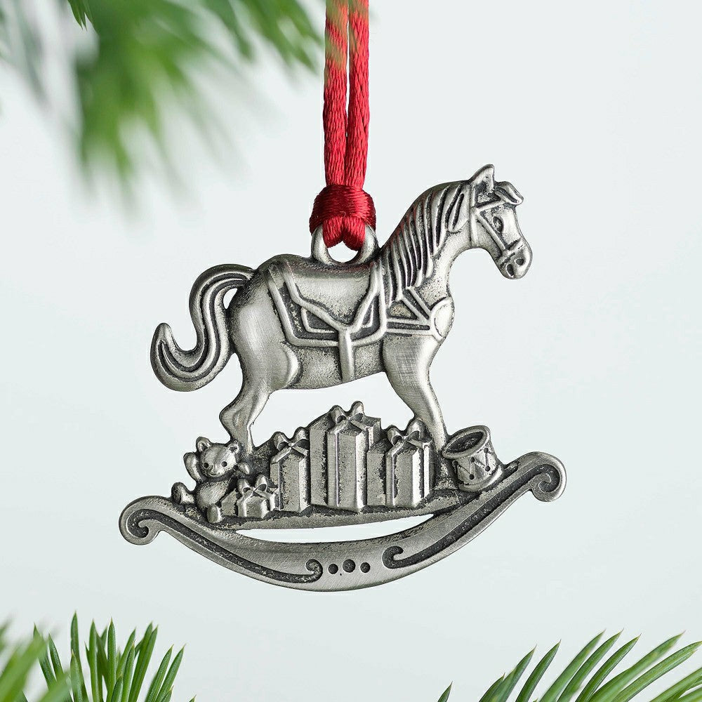 Solid Pewter Christmas Tree Ornament | Plow & Hearth
