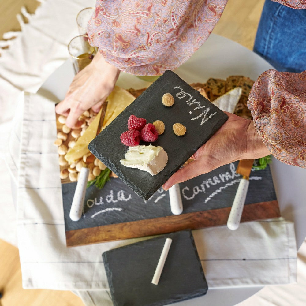 Slate Tapas Plates, Set of 4 | Plow & Hearth