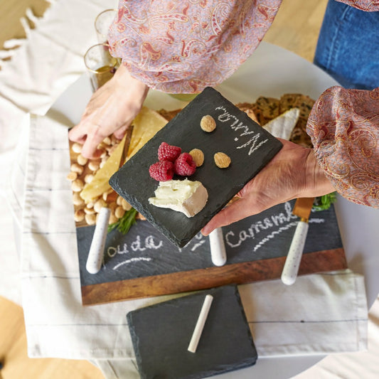 Slate Tapas Plates, Set of 4 | Plow & Hearth