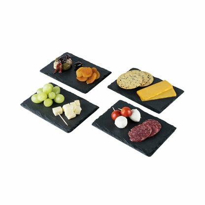 Slate Tapas Plates, Set of 4 | Plow & Hearth
