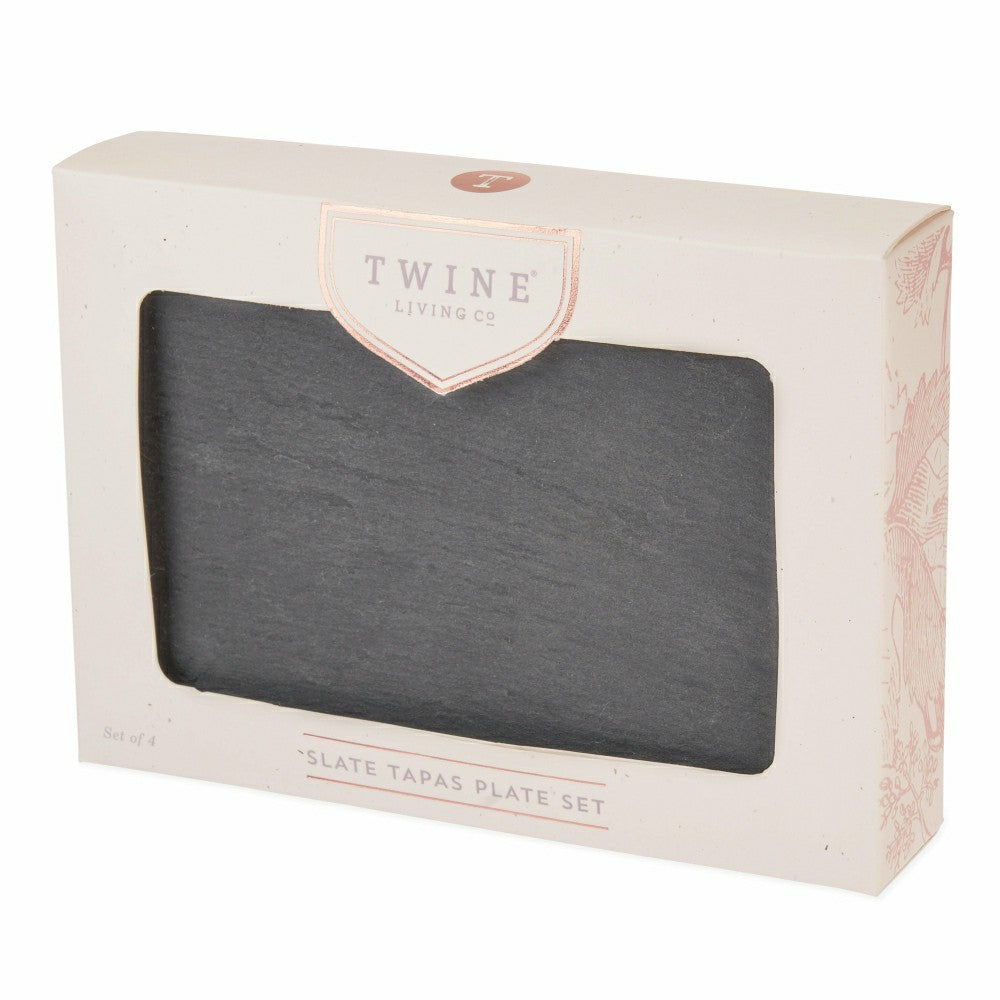 Slate Tapas Plates, Set of 4 | Plow & Hearth