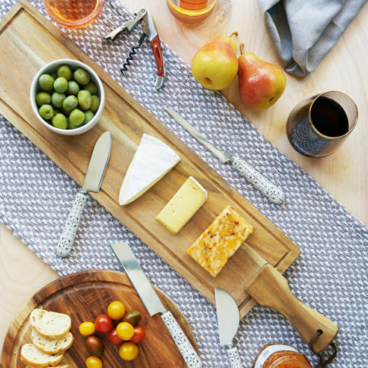 Rustic Acacia Wood Tapas Board | Plow & Hearth