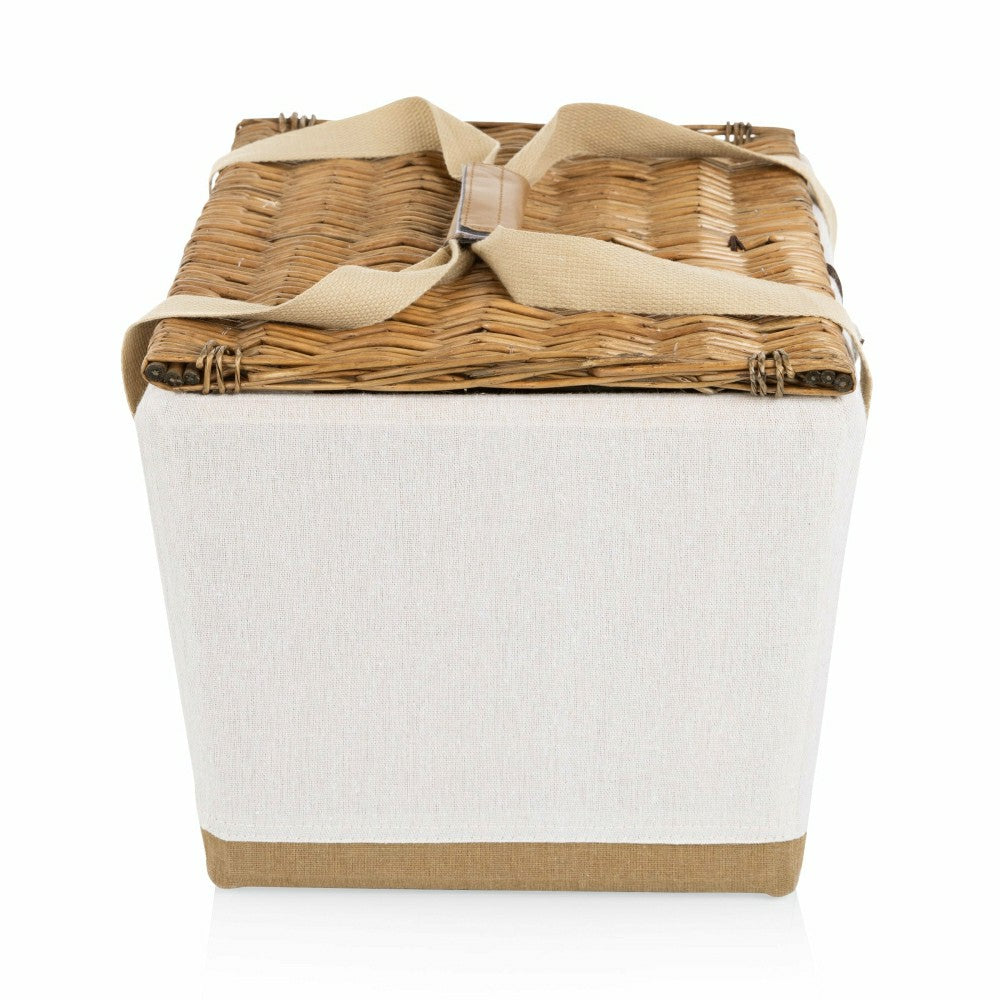 Lemongrove Picnic Basket for 2 - Bees & Lemons | Plow & Hearth