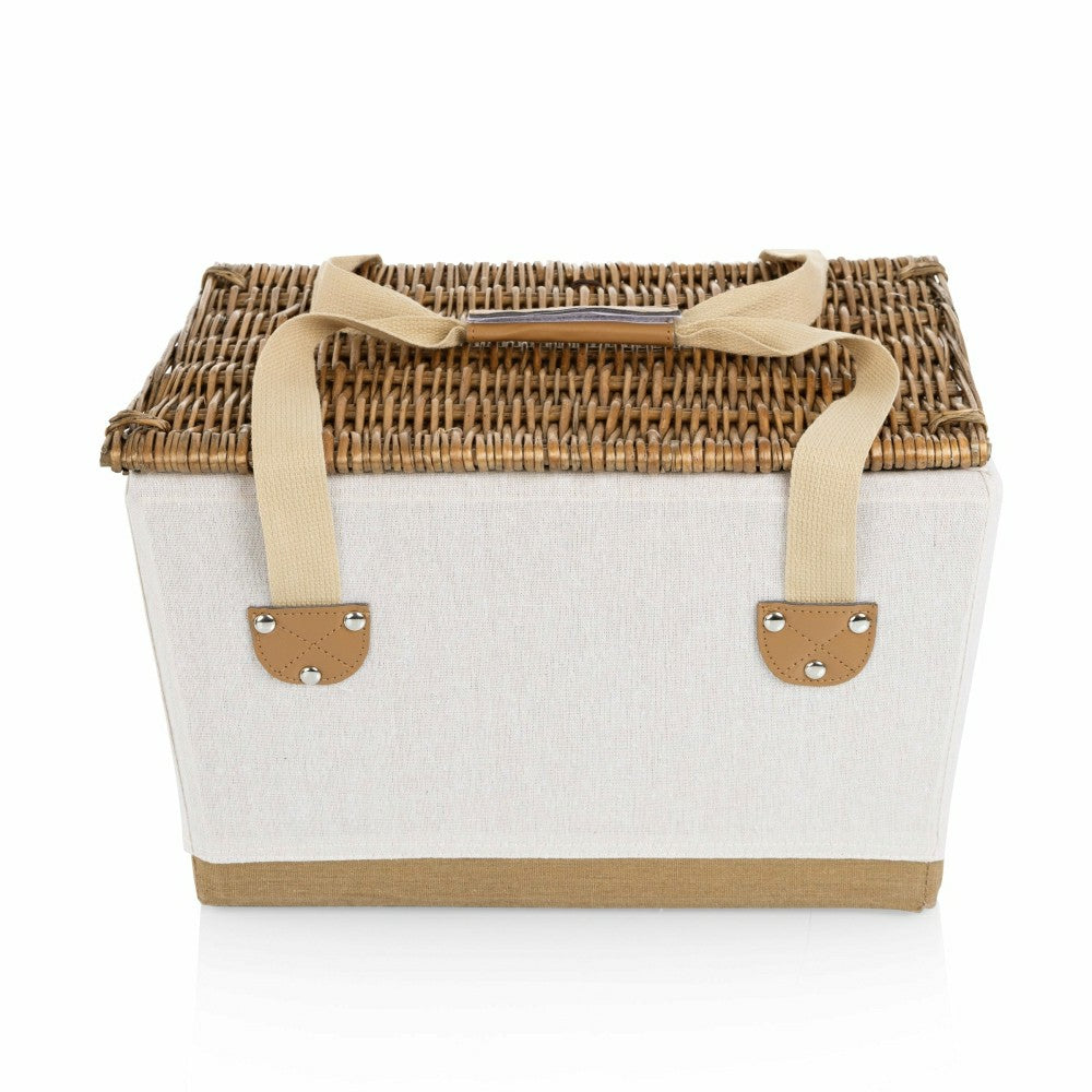 Lemongrove Picnic Basket for 2 - Bees & Lemons | Plow & Hearth