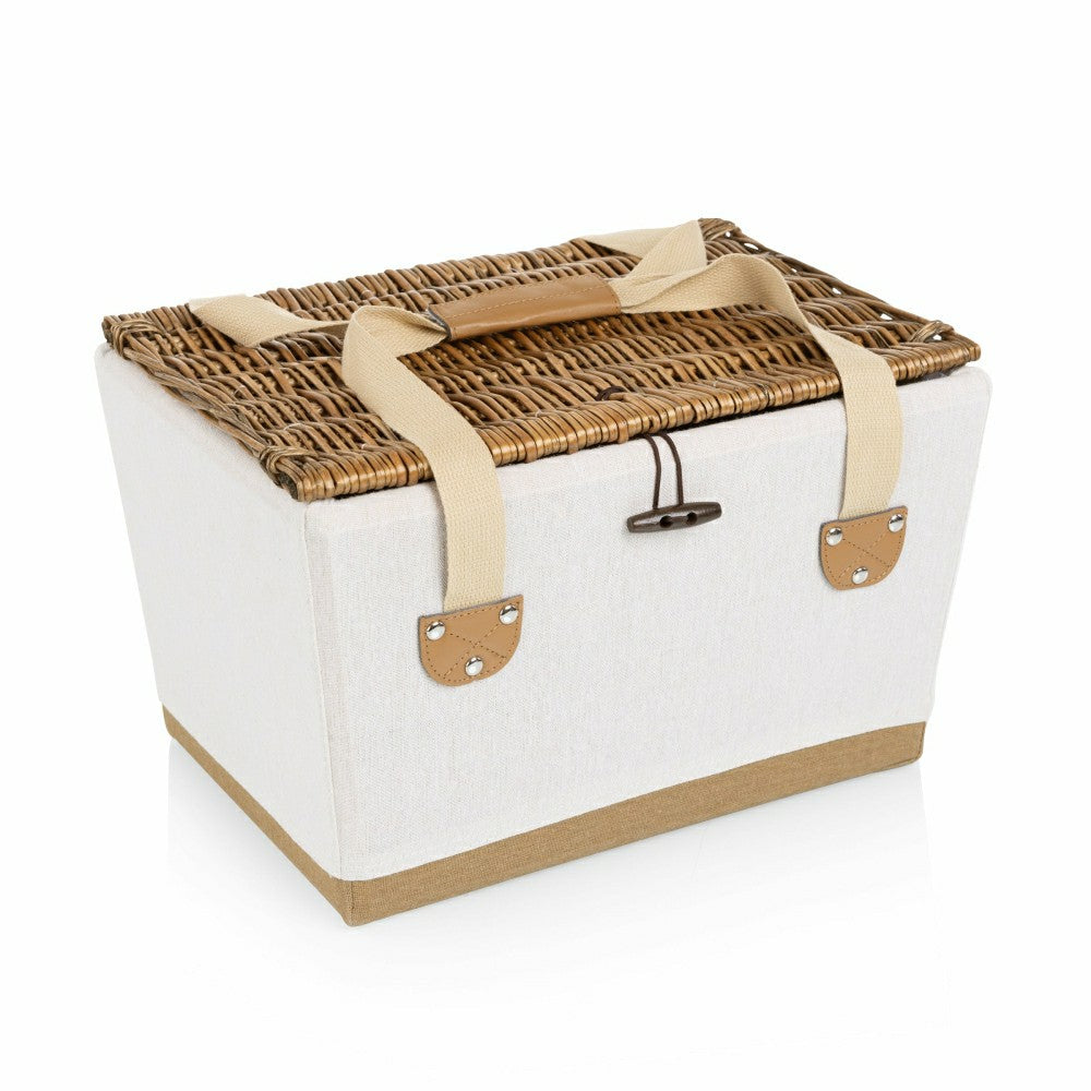 Lemongrove Picnic Basket for 2 - Bees & Lemons | Plow & Hearth