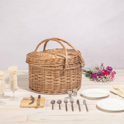 Heart Picnic Basket | Plow & Hearth