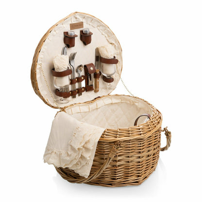 Heart Picnic Basket | Plow & Hearth