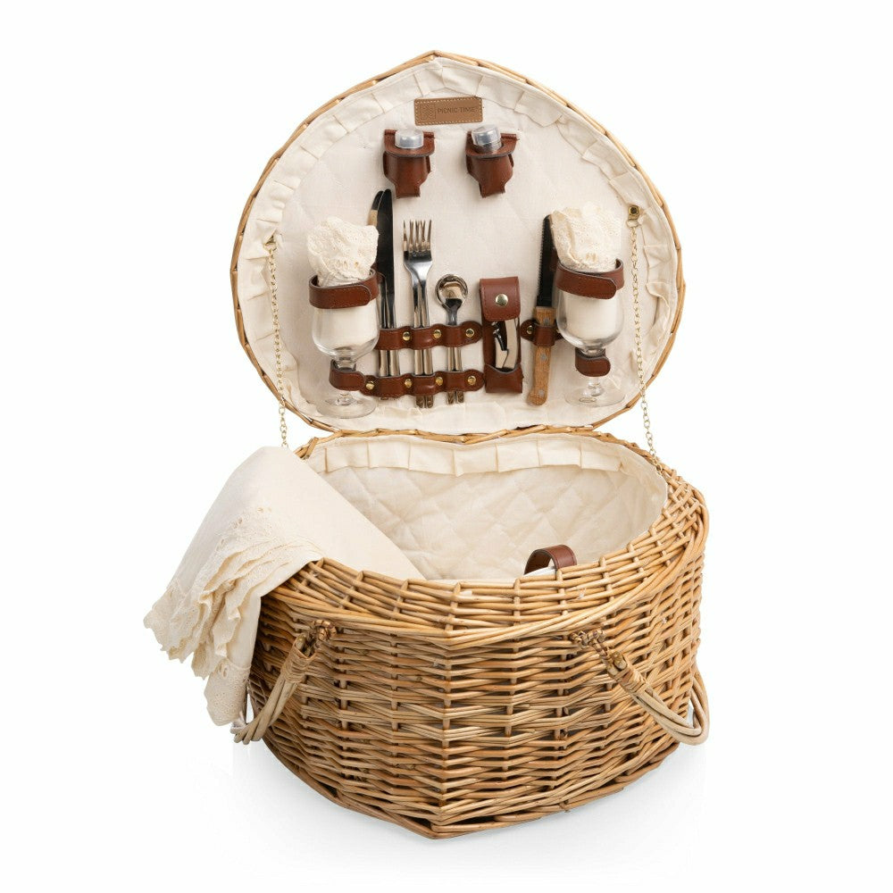 Heart Picnic Basket | Plow & Hearth