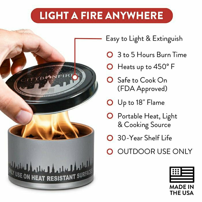 City Bonfire Portable Fire Pit | Plow & Hearth