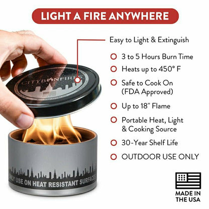 City Bonfire Portable Fire Pit | Plow & Hearth