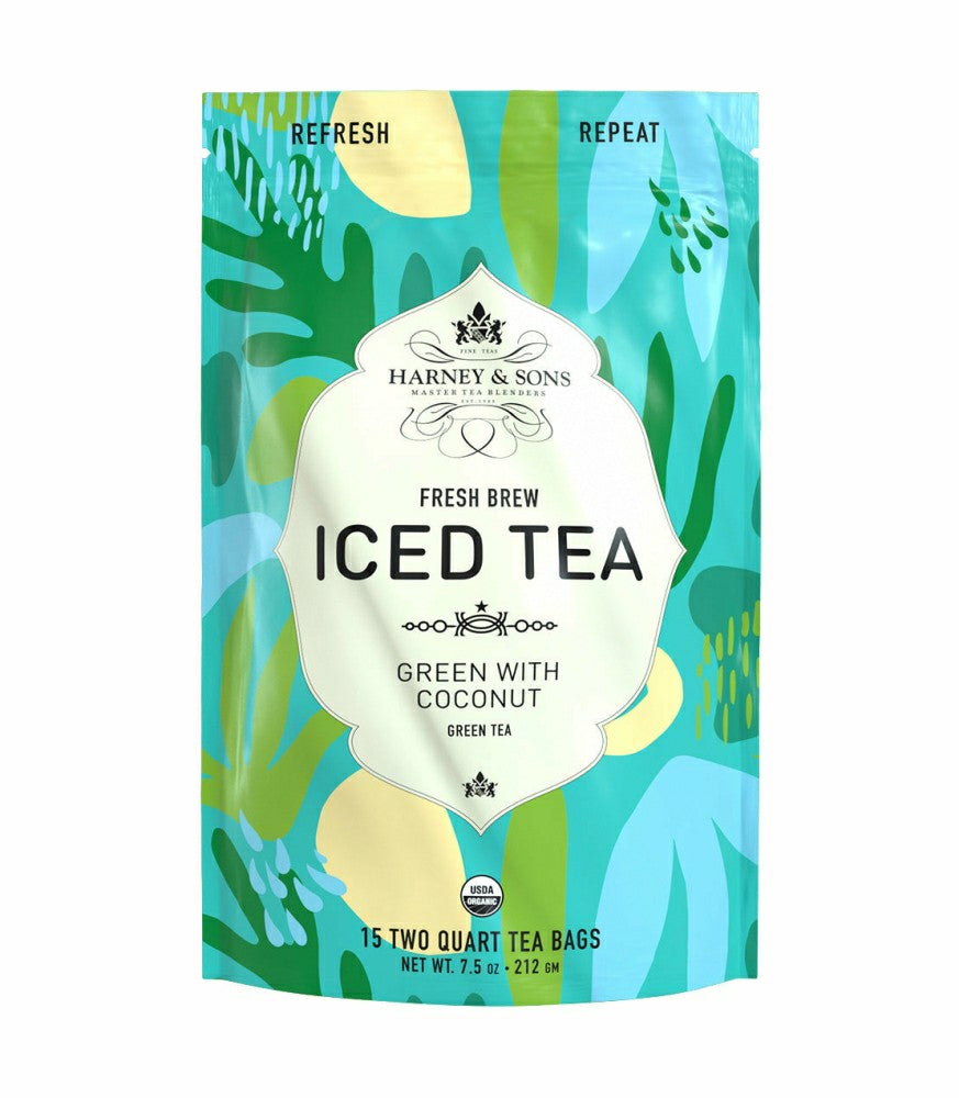 Organic Green with Coconut Fresh Brew Iced Tea | Plow & Hearth
