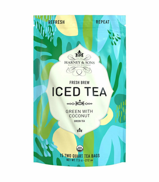 Organic Green with Coconut Fresh Brew Iced Tea | Plow & Hearth