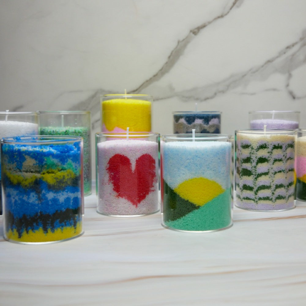 Sand Art Candle Kit | Plow & Hearth