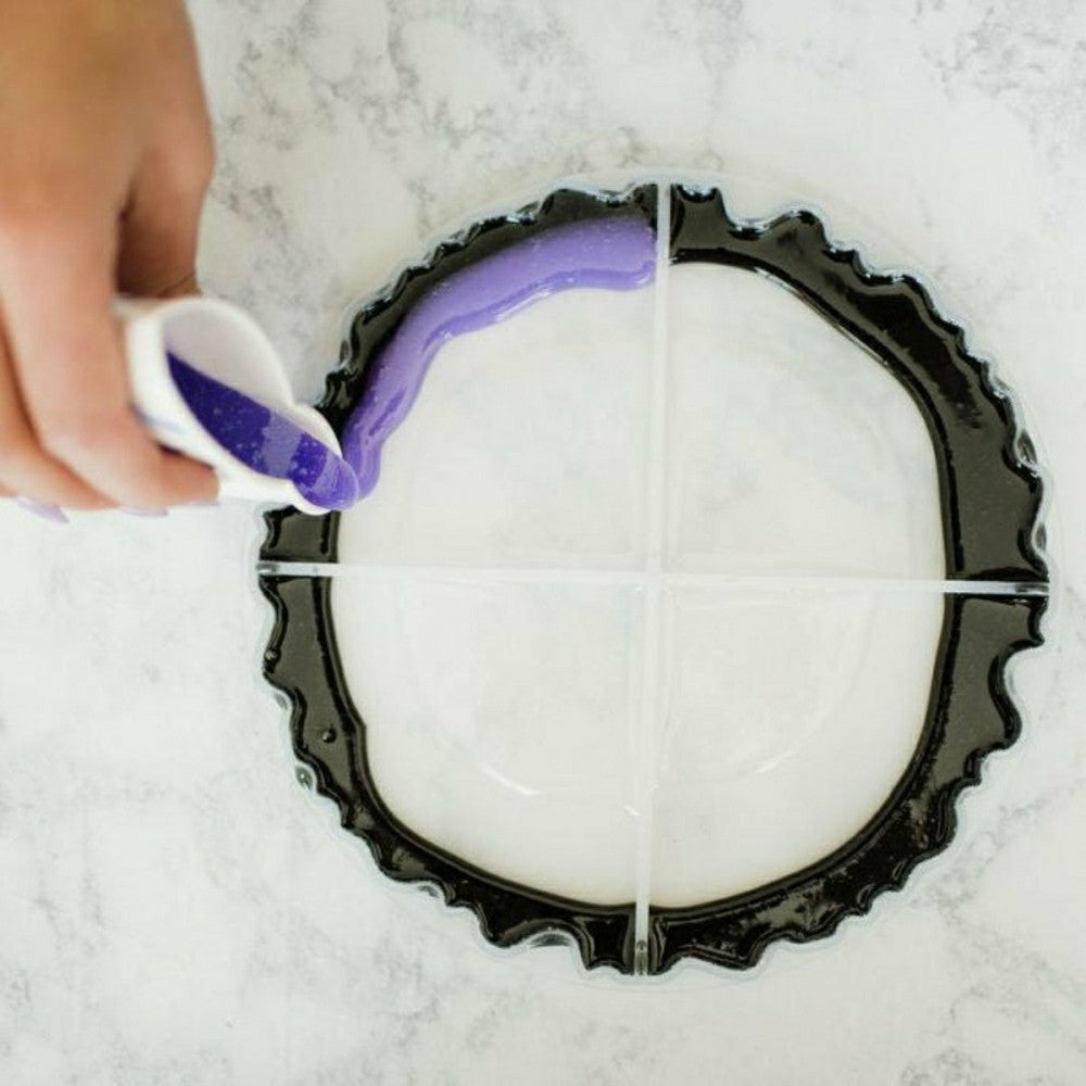 Agate Resin Coasters Kit | Plow & Hearth
