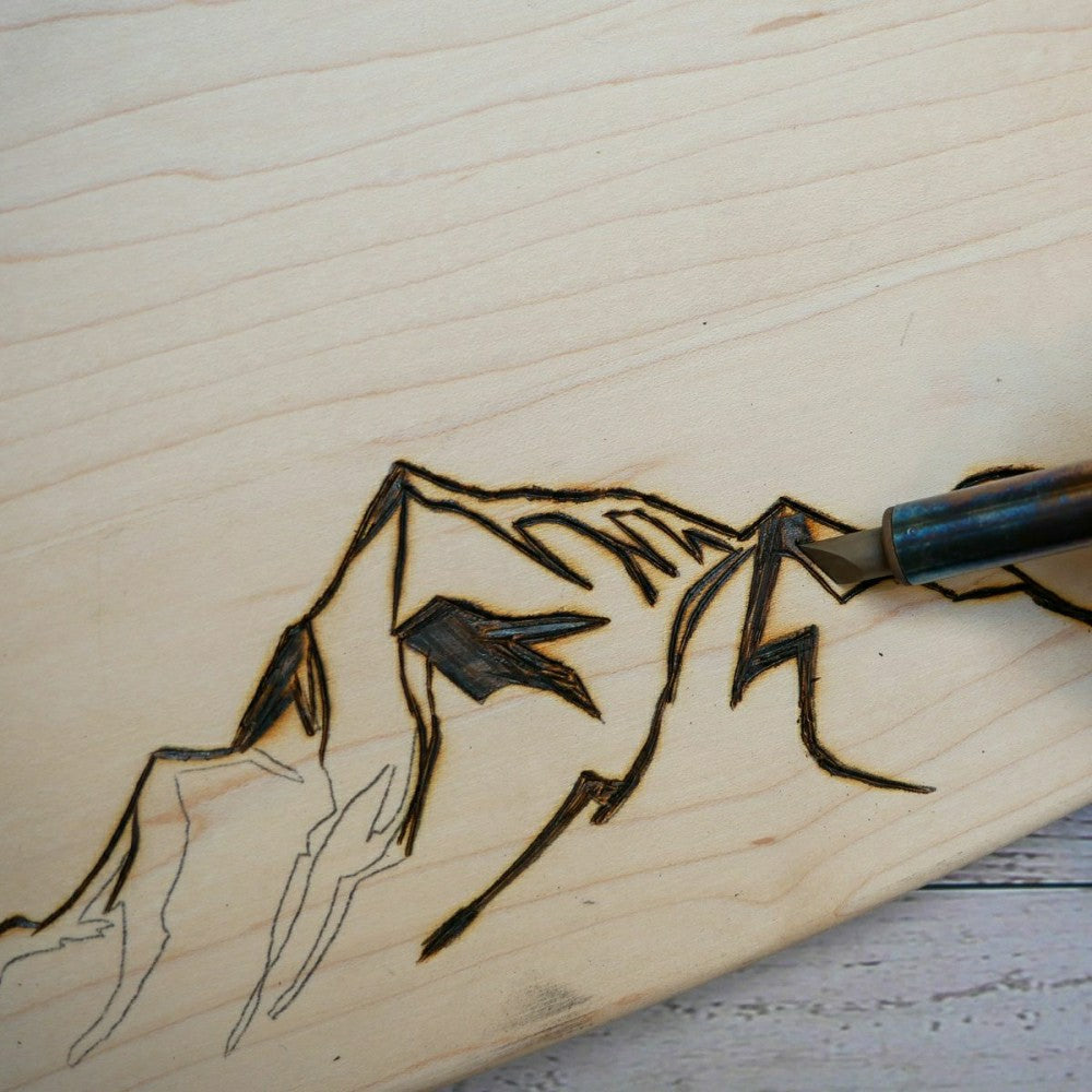 Wood Burned Cutting Board Kit | Plow & Hearth