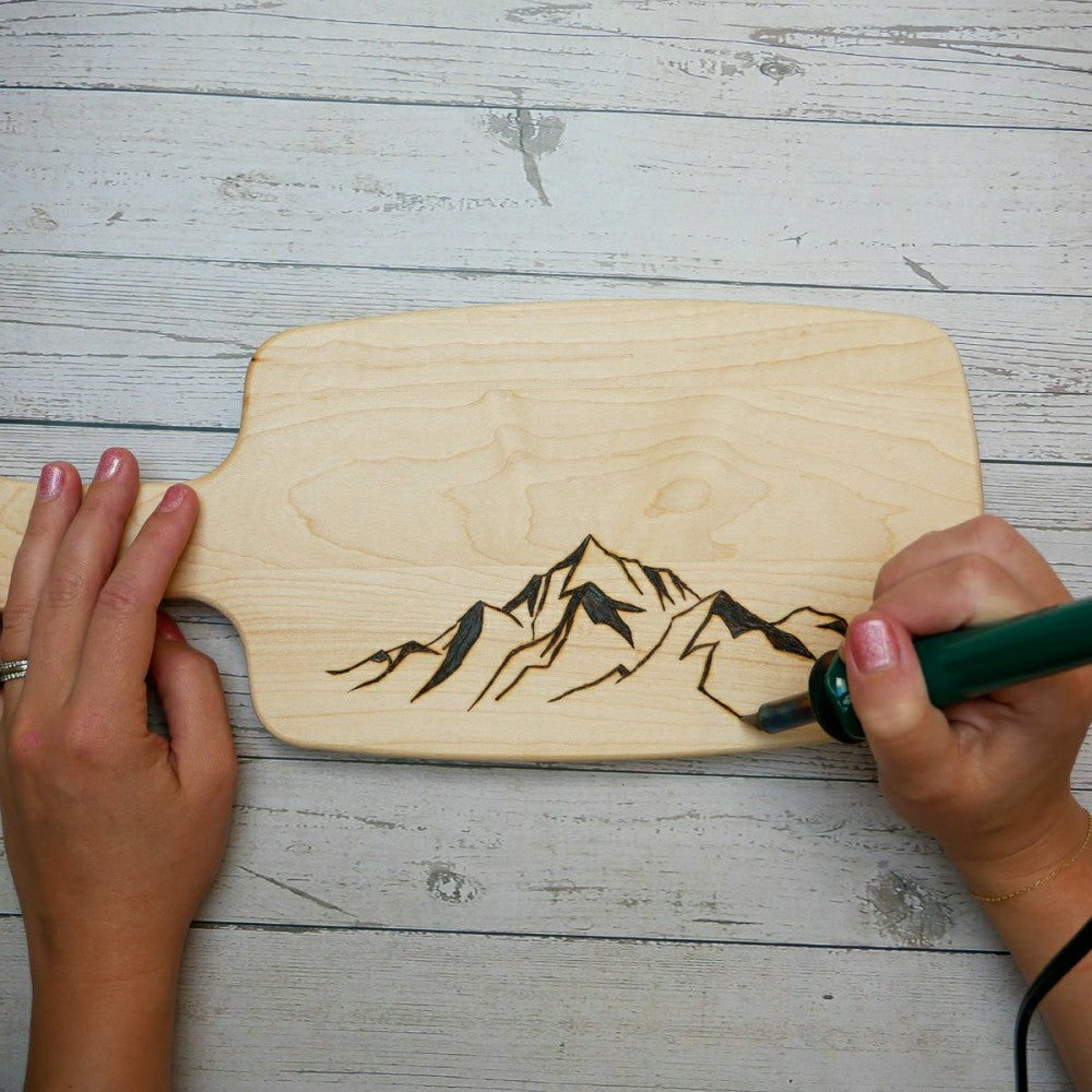 Wood Burned Cutting Board Kit | Plow & Hearth