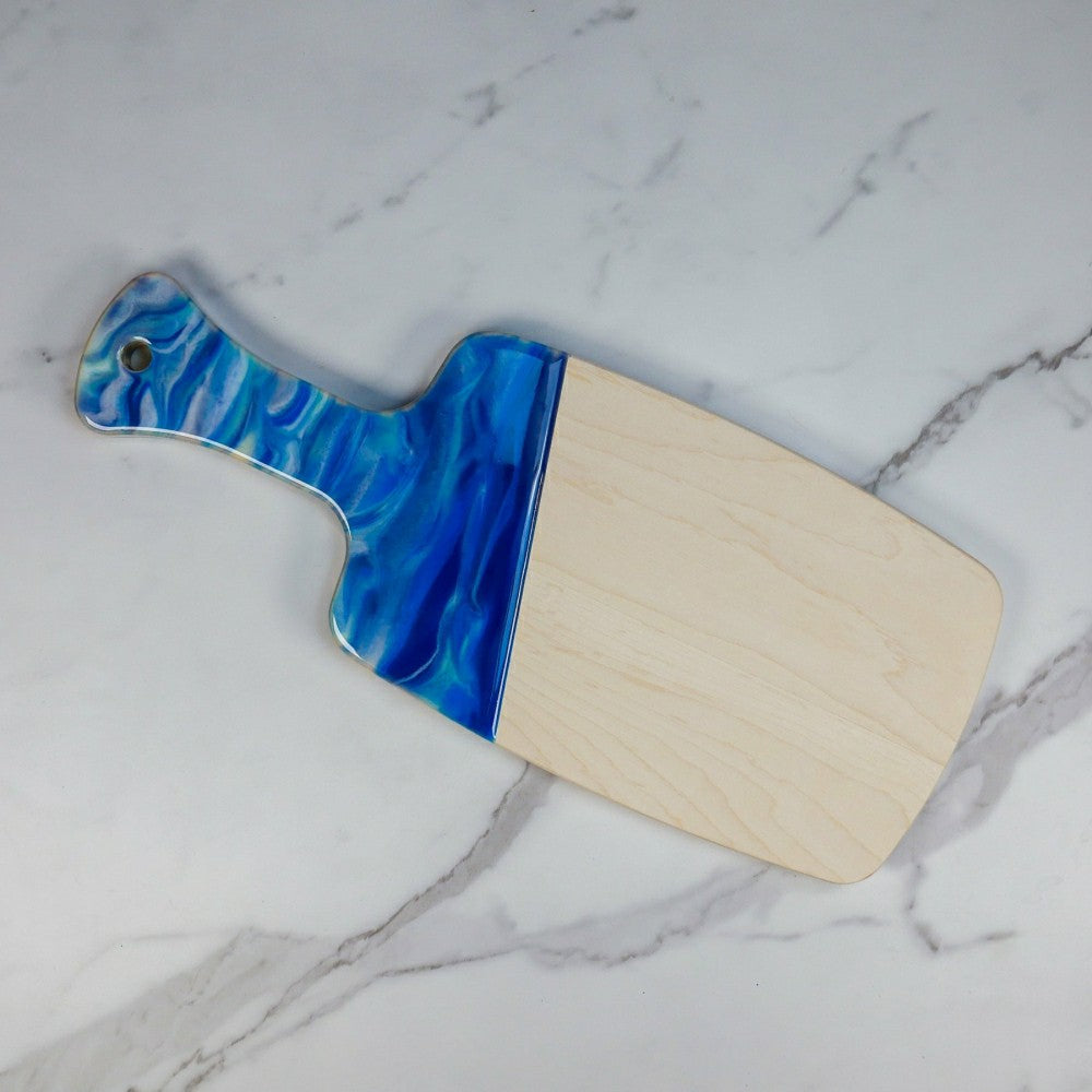 Marbled Resin Wood Board | Plow & Hearth