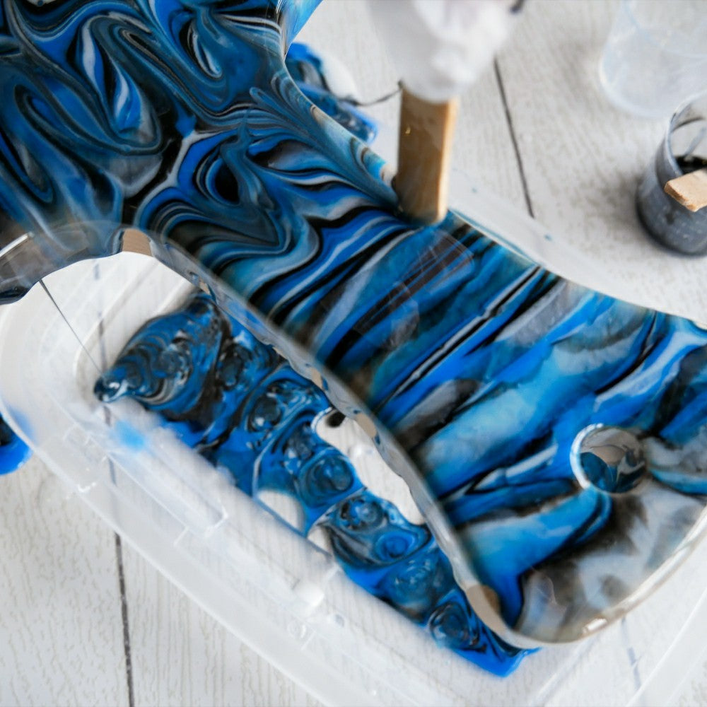 Marbled Resin Wood Board | Plow & Hearth