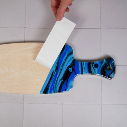 Marbled Resin Wood Board | Plow & Hearth