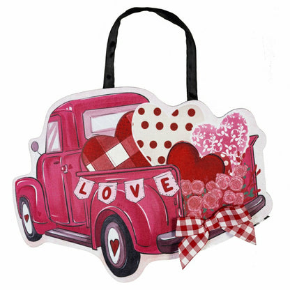 Valentine's Day & St. Patrick's Day Truck Reversible Door Décor | Plow & Hearth