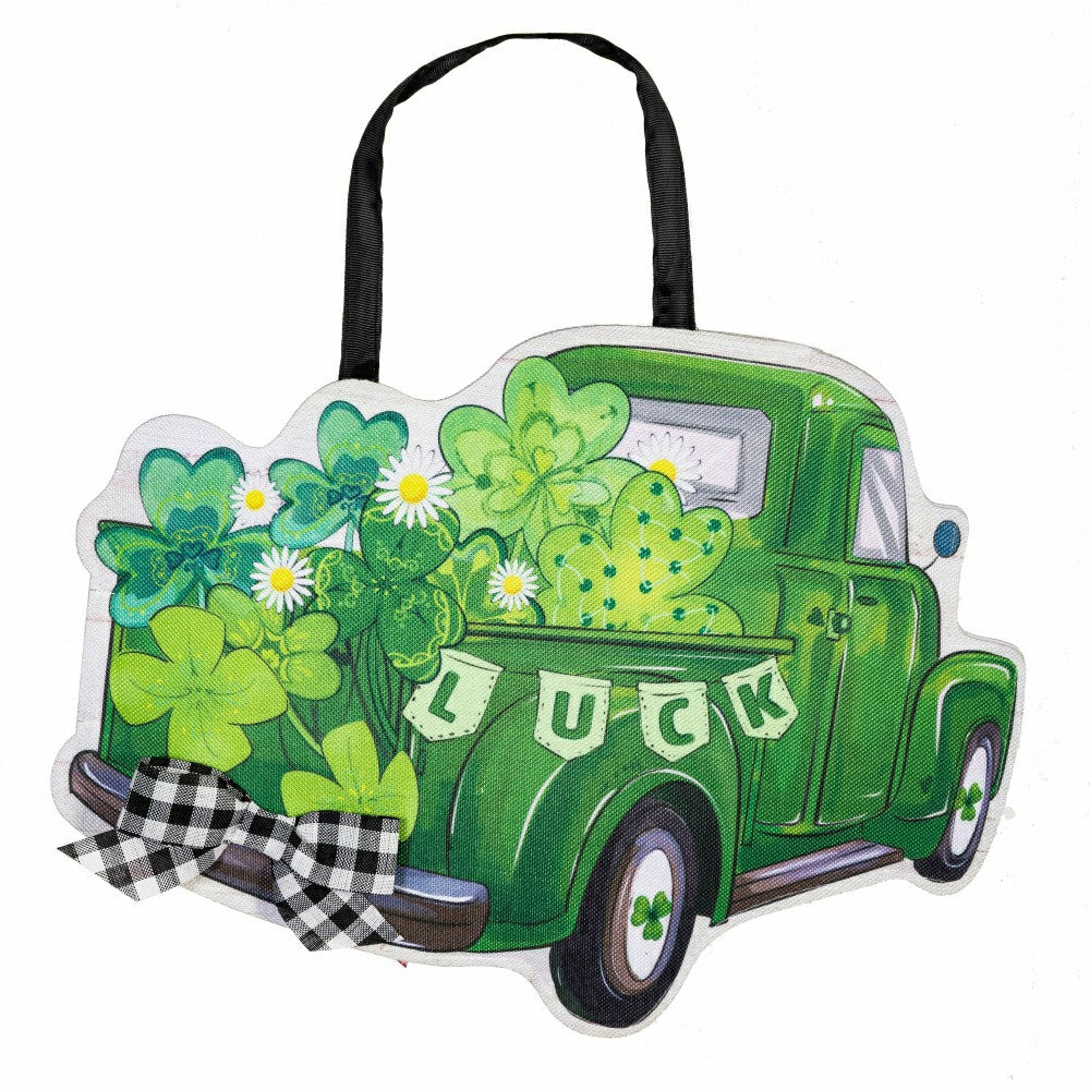 Valentine's Day & St. Patrick's Day Truck Reversible Door Décor | Plow & Hearth