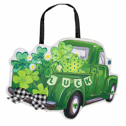 Valentine's Day & St. Patrick's Day Truck Reversible Door Décor | Plow & Hearth