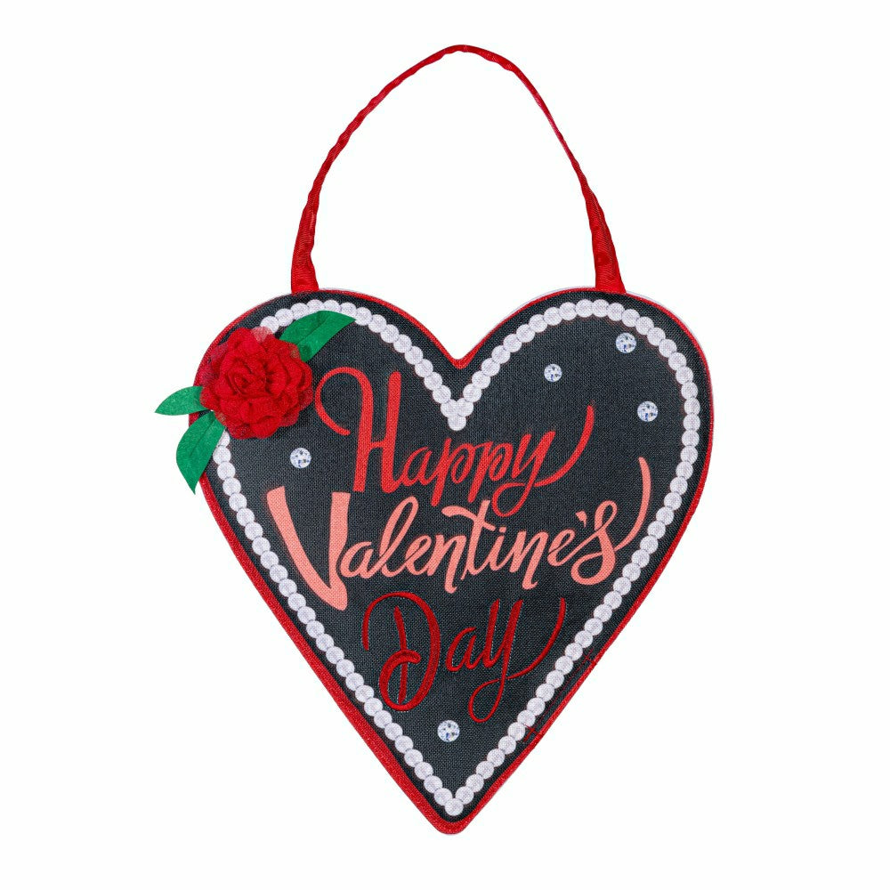 Valentine's Day Pearls Door Decor | Plow & Hearth