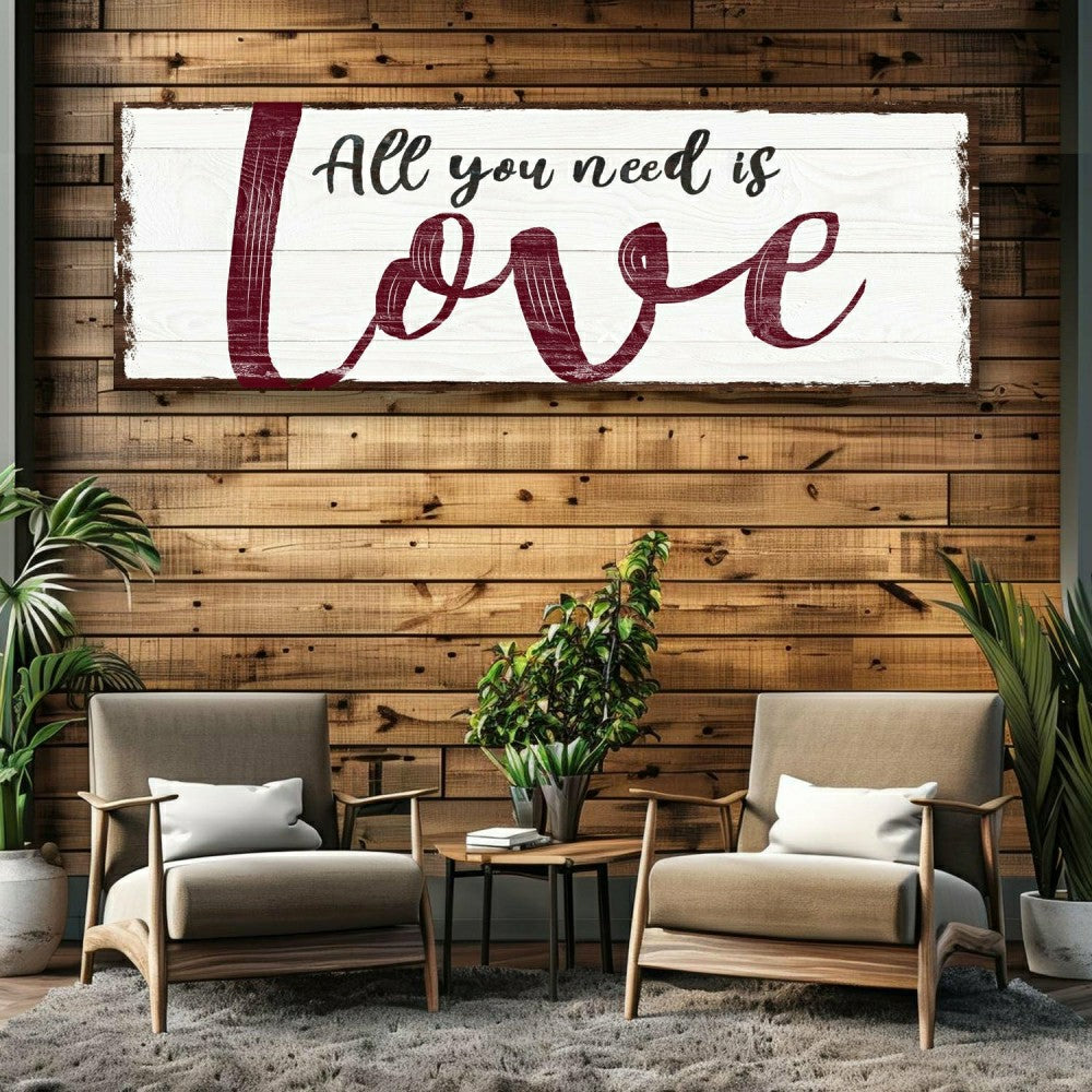 All You Need Is Love Sign | Plow & Hearth