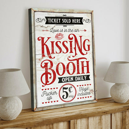Kissing Booth Sign | Plow & Hearth