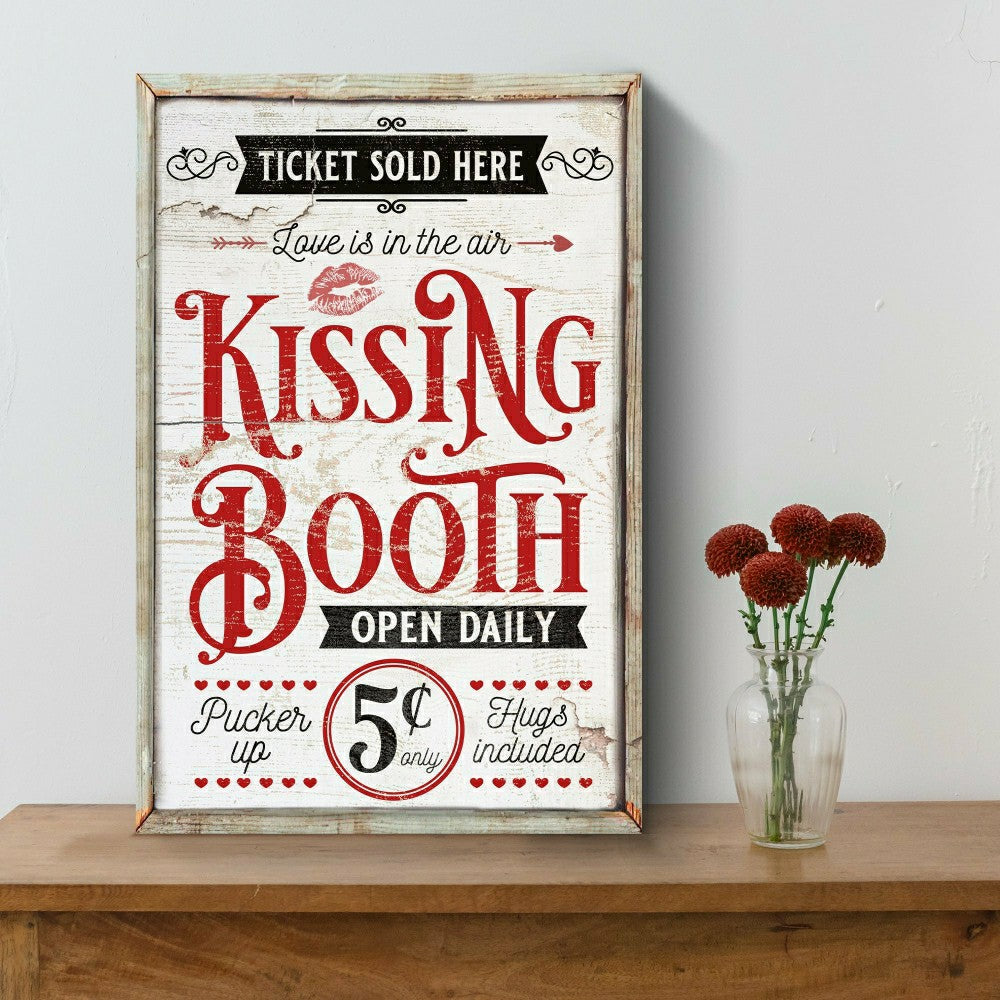Kissing Booth Sign | Plow & Hearth