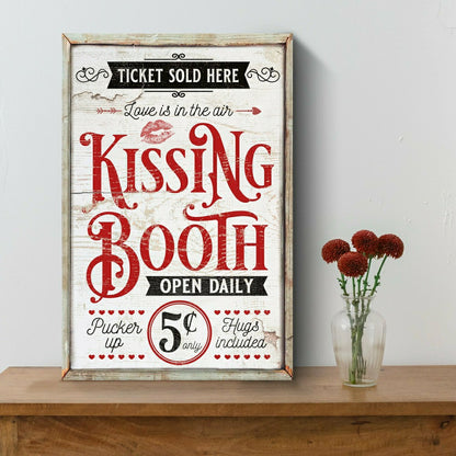 Kissing Booth Sign | Plow & Hearth