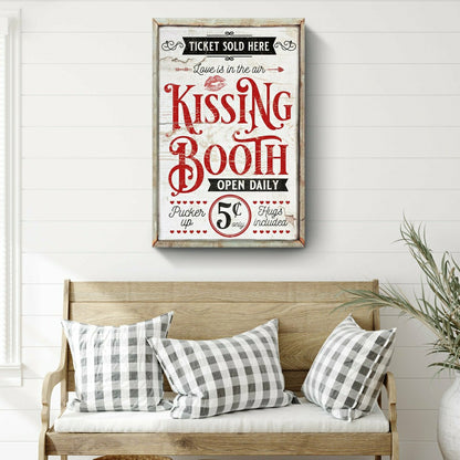 Kissing Booth Sign | Plow & Hearth
