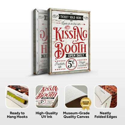Kissing Booth Sign | Plow & Hearth
