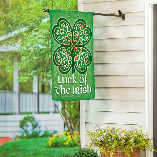 Luck Of The Irish Suede House Flag | Plow & Hearth