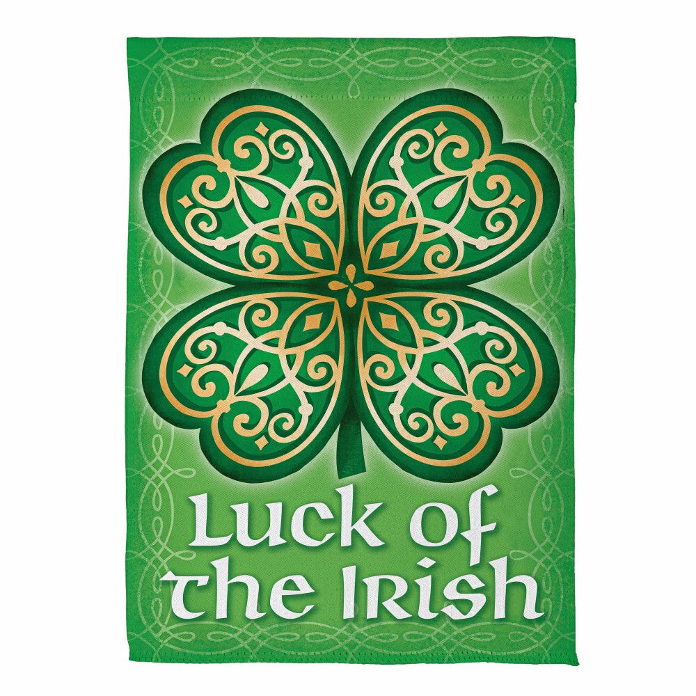 Luck Of The Irish Suede House Flag | Plow & Hearth