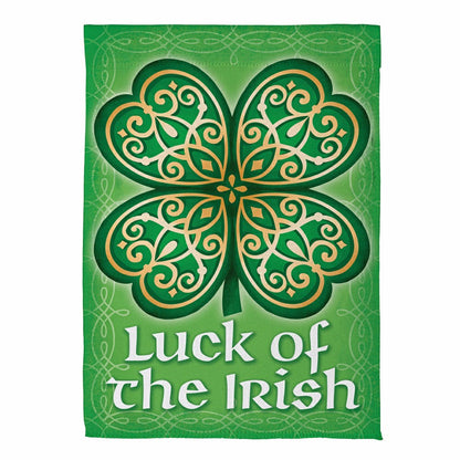 Luck Of The Irish Suede House Flag | Plow & Hearth