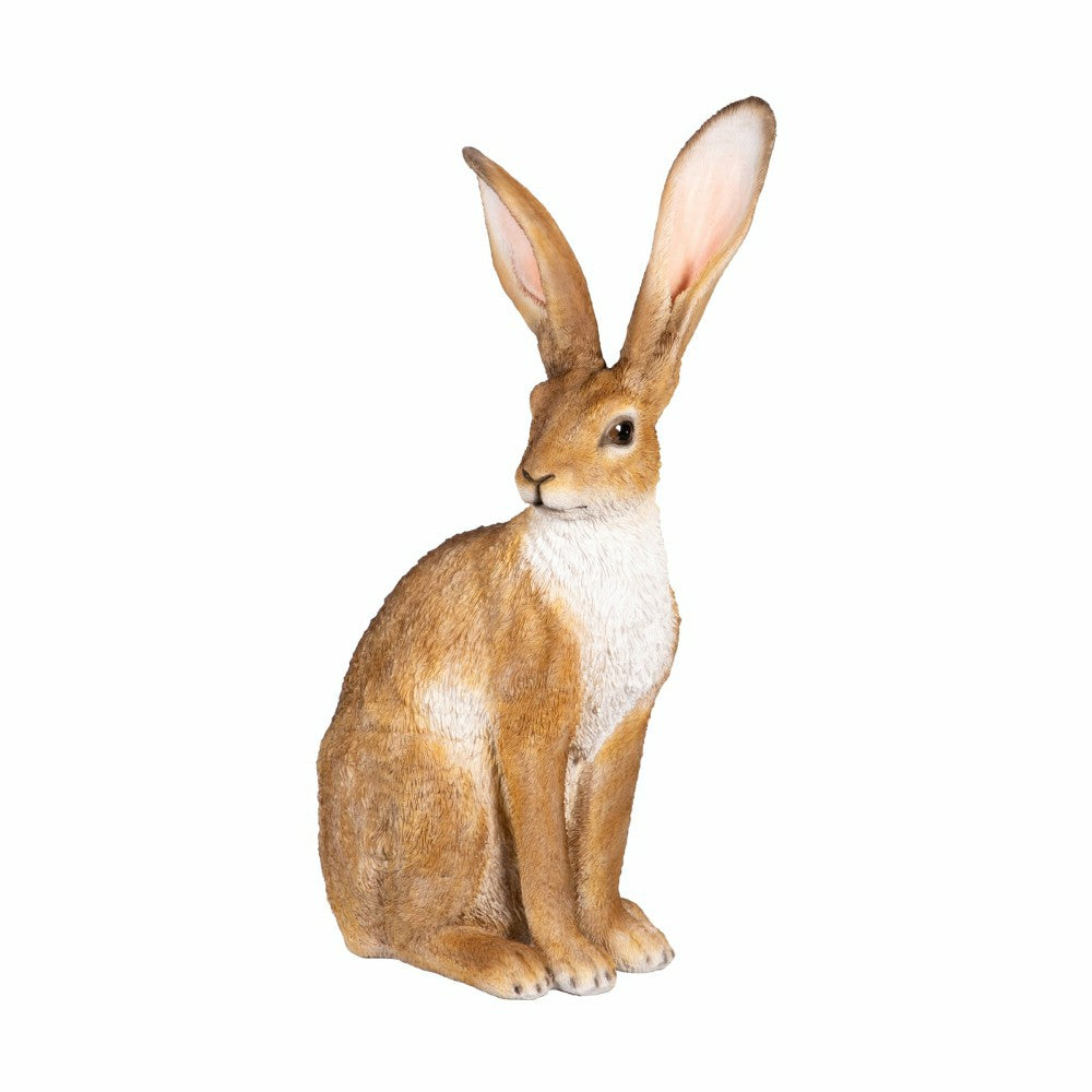 Hop Into Spring Garden Statue, Resin Hare Statue, 21"H | Plow & Hearth