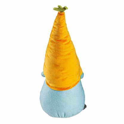 Hop Into Spring Table Decor Fabric Easter Gnome with Carrot Hat | Plow & Hearth