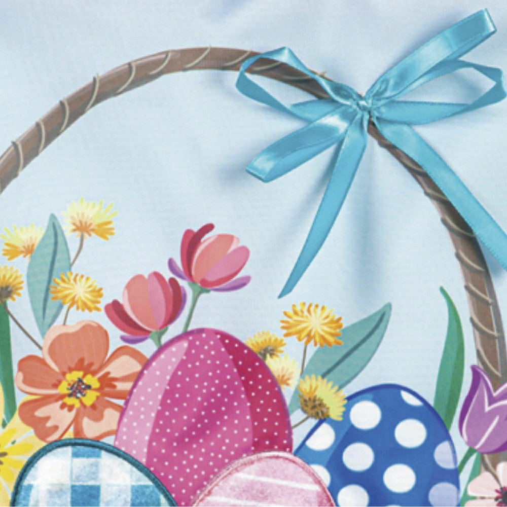 Easter Basket Applique Garden Flag | Plow & Hearth