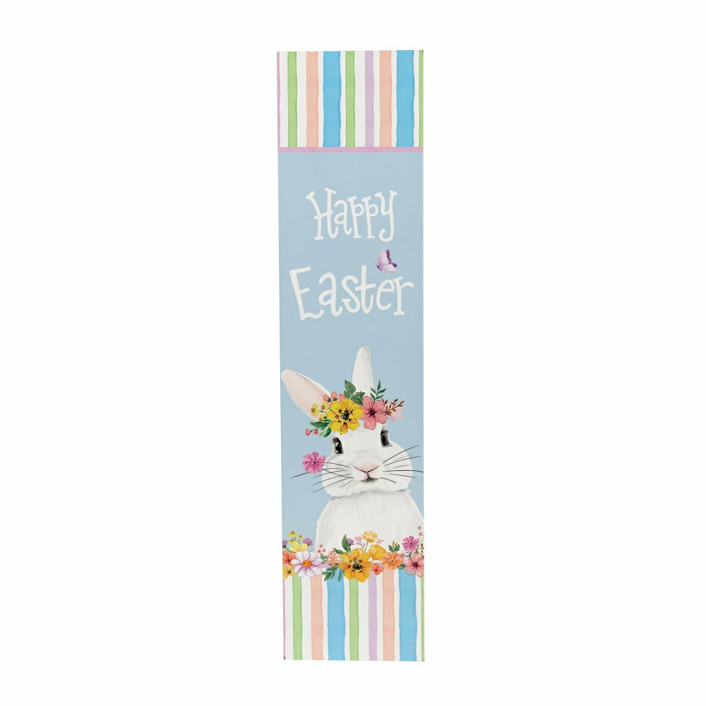 Bunny Blooms Garden Decor, Porch Leaner, Easter, 10.75" L x 46" H | Plow & Hearth