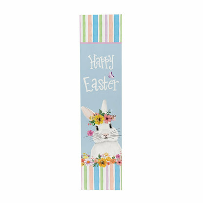 Bunny Blooms Garden Decor, Porch Leaner, Easter, 10.75" L x 46" H | Plow & Hearth